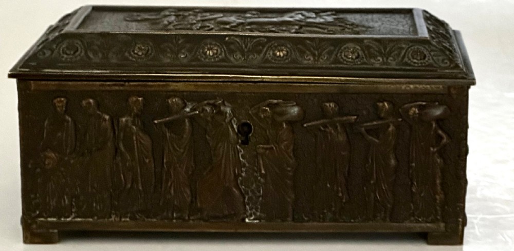 Bronze Casket possibly Grand Tour. View II
