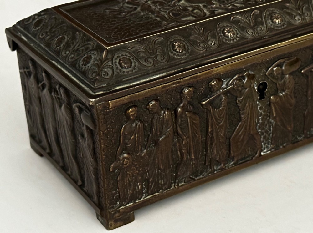 Bronze Casket possibly Grand Tour. View V