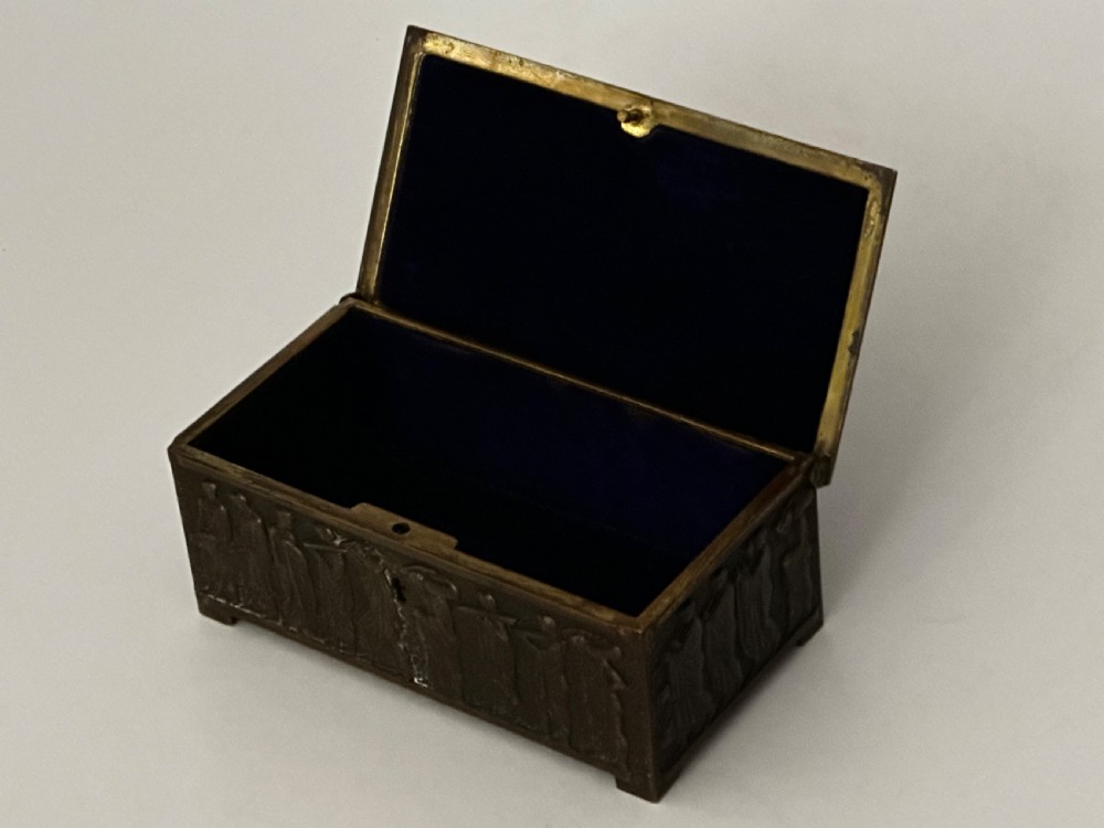 Bronze Casket possibly Grand Tour. View VI