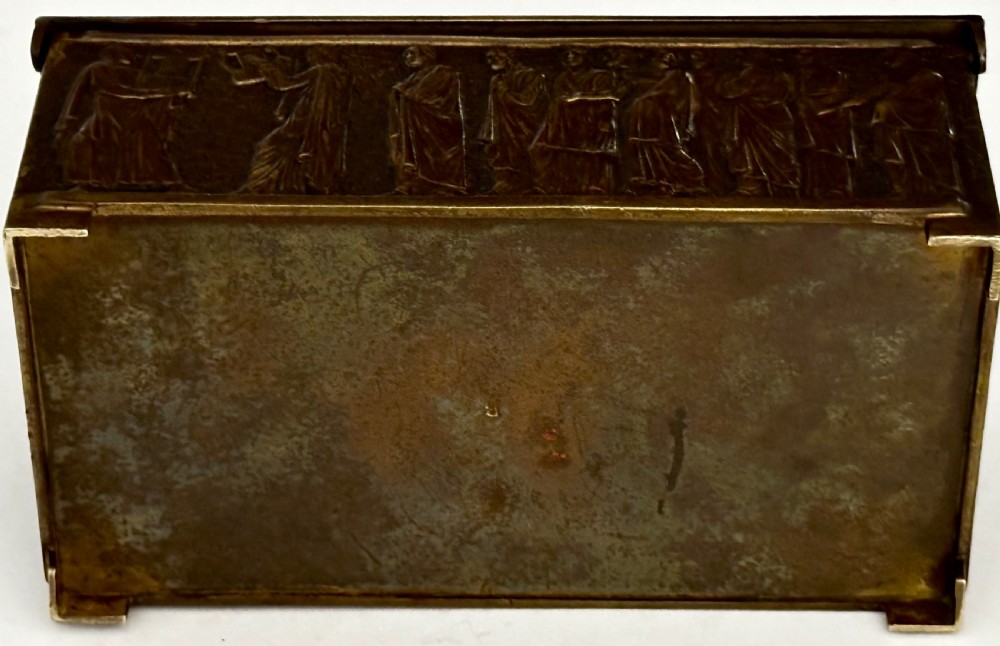 Bronze Casket possibly Grand Tour. View XIII