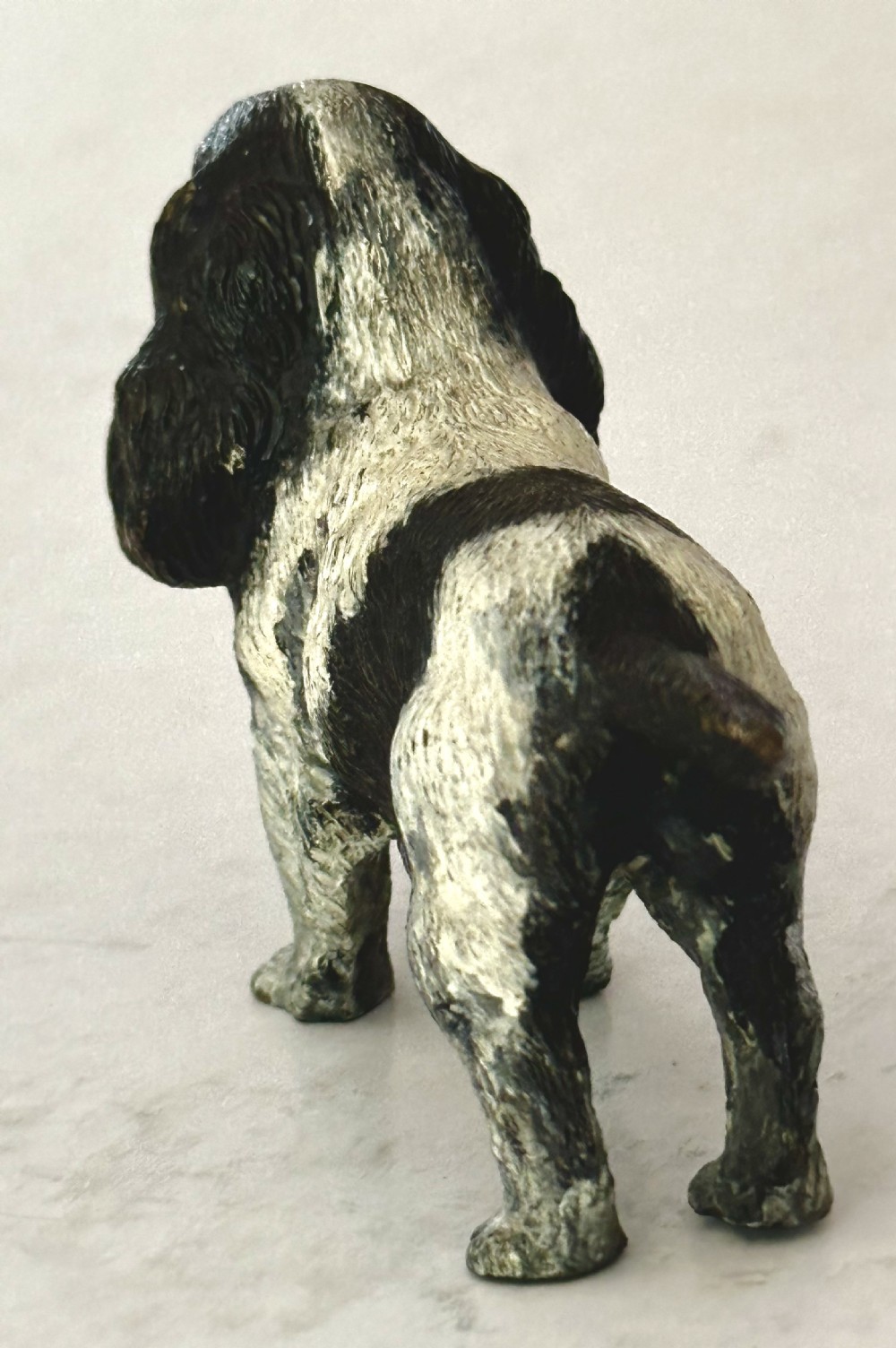 Pair of Cold Painted Bronze Spaniels View IV