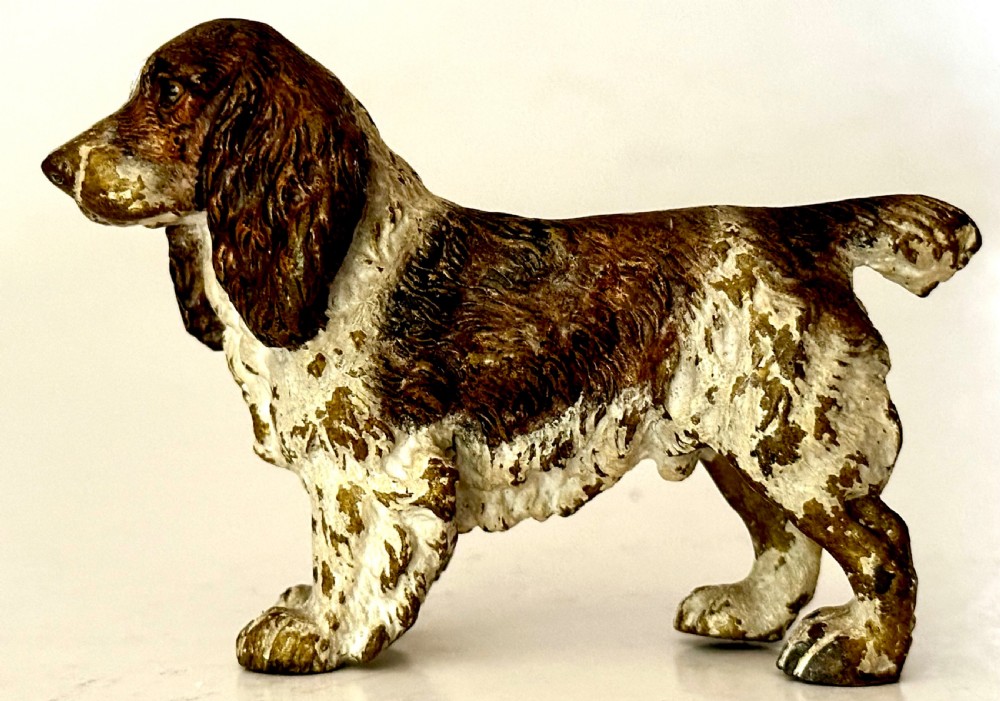 Pair of Cold Painted Bronze Spaniels View V