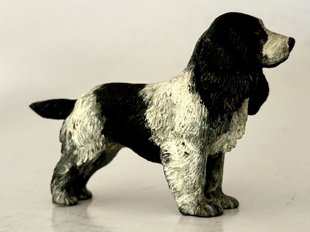 Pair of Cold Painted Bronze Spaniels View IX