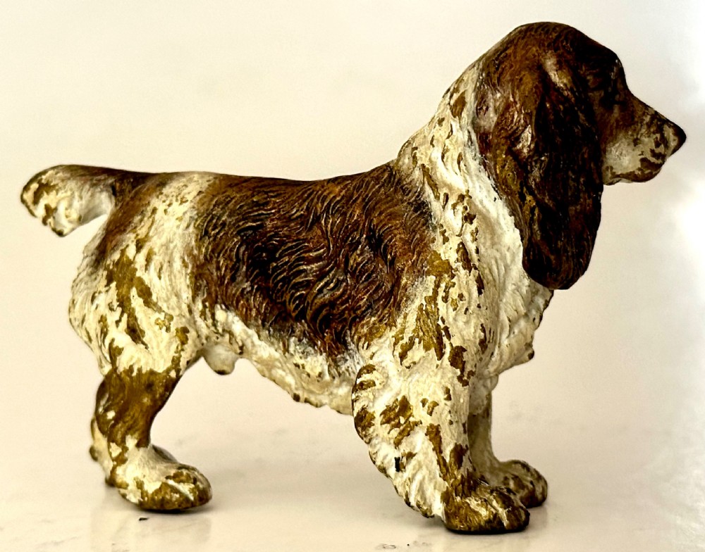 Pair of Cold Painted Bronze Spaniels View XII