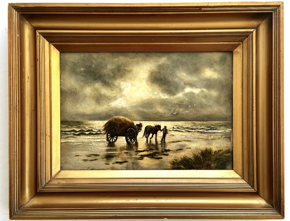 Oil on Board of Sea Scape