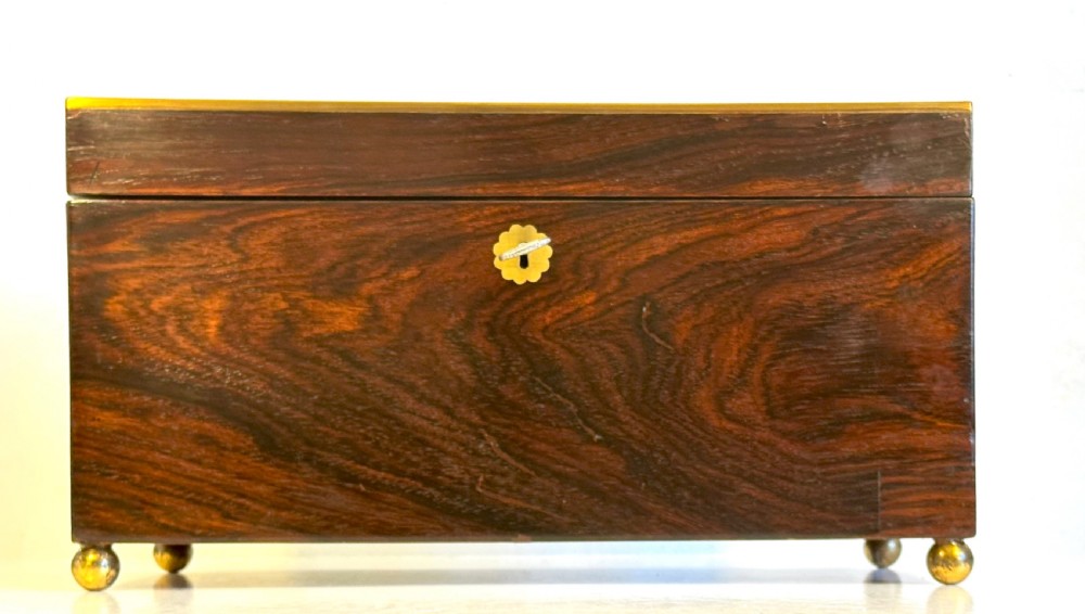 Regency Rosewood Stationery Box View III