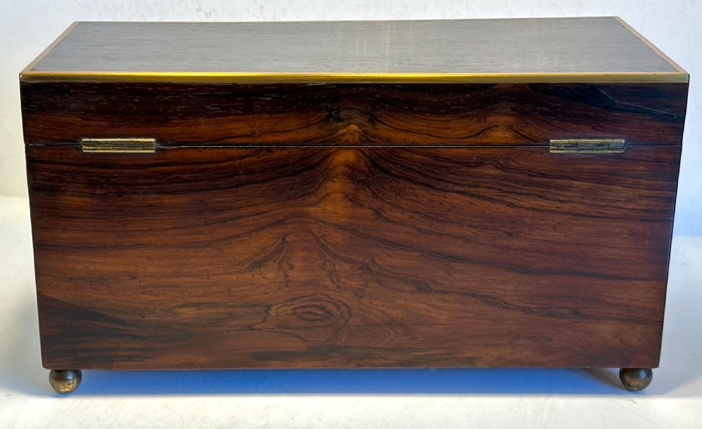 Regency Rosewood Stationery Box View VIII