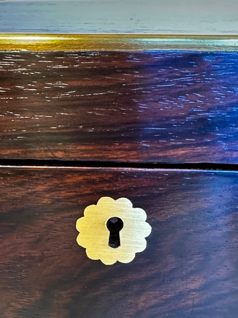 Regency Rosewood Stationery Box View XII
