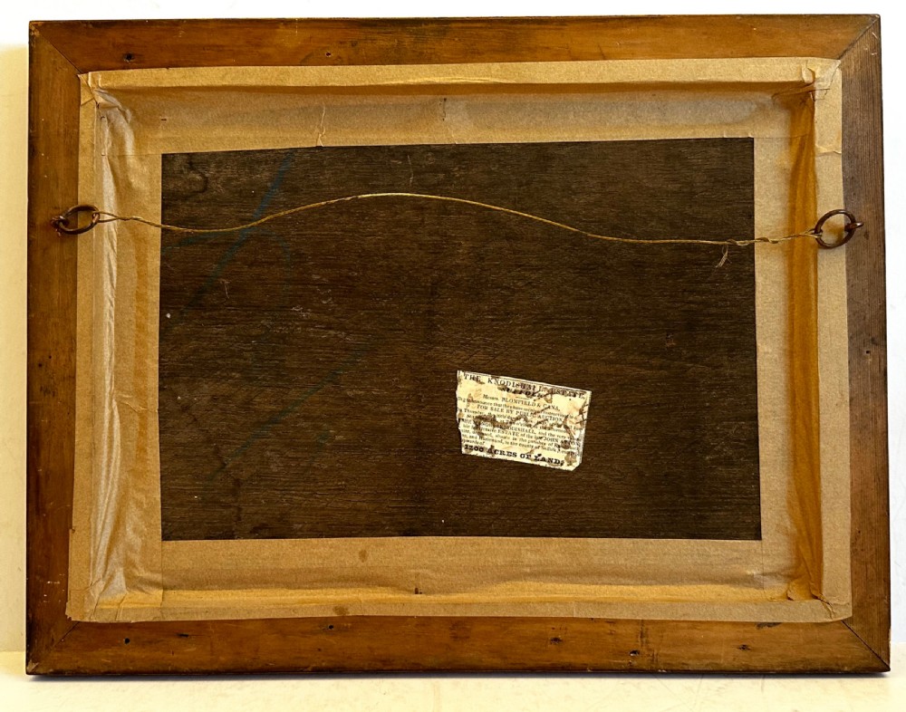 Oil of Prize Pig on Oak Panel View IV