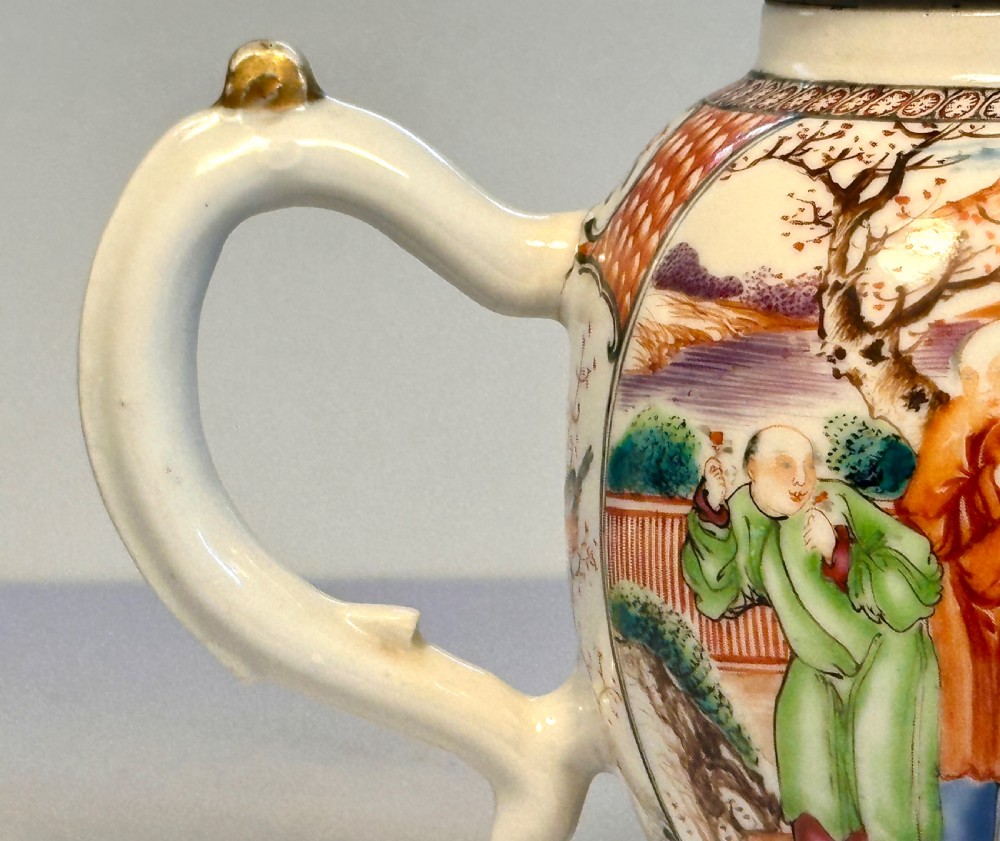 18th Century Chinese Porcelain Teapot View X