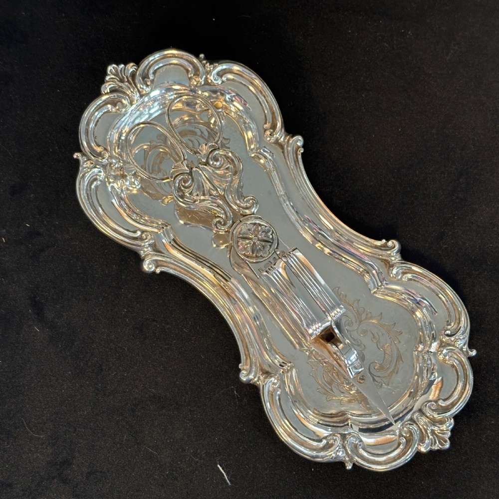 Georgian Candle Snuffer and Tray In Old Sheffield Plate View III