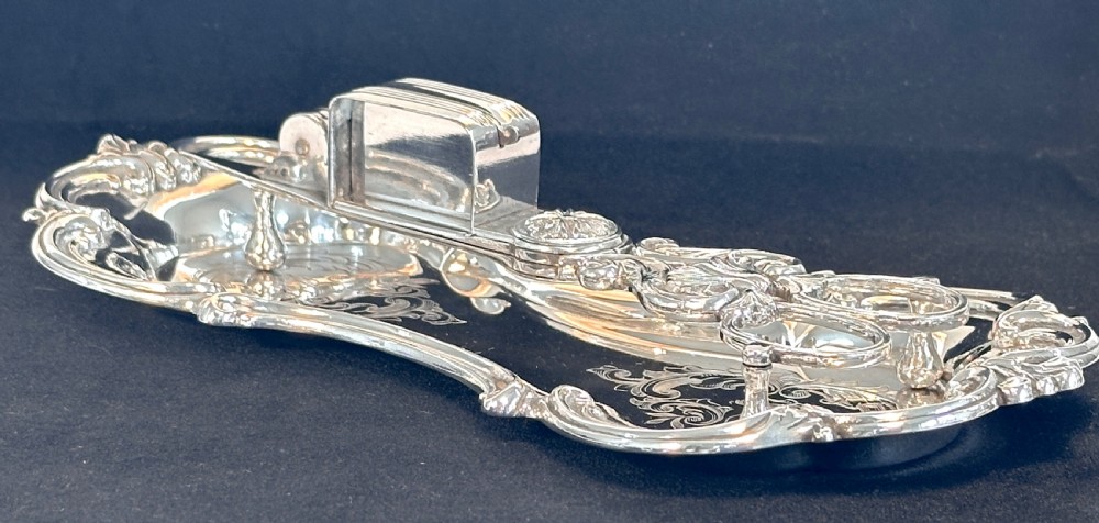 Georgian Candle Snuffer and Tray In Old Sheffield Plate View VII