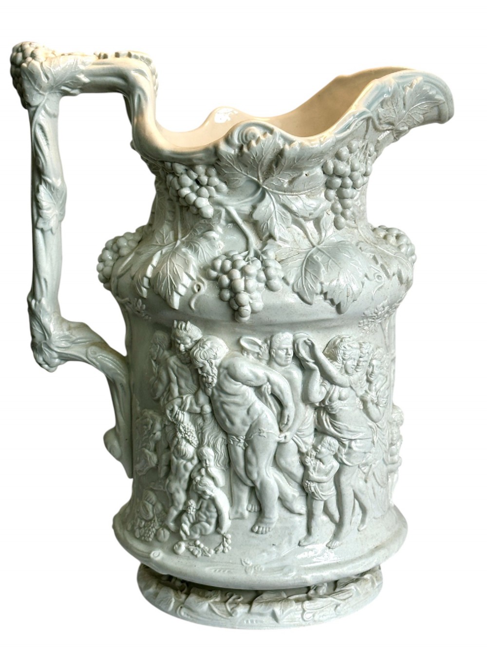 Relief Moulded Jug  by Charles Meigh