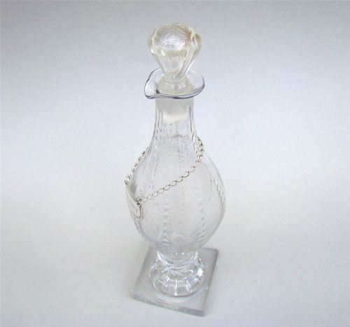 fig 3. GEORGIAN CUT GLASS CONDIMENT BOTTLE, CIRCA 1790 WITH