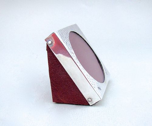 fig 3. RARE ARTS & CRAFT SILVER PHOTO FRAME & PAPERWEIGHT BY CHARLES PENNY BROWN, BIRMINGHAM 1902