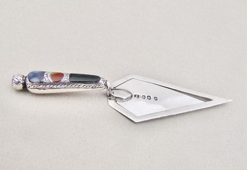 fig 2. RARE EDWARDIAN SCOTTISH SILVER & AGATE