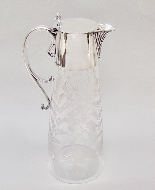 Superb Victorian Silver Plated Claret Jug by Hukin & Heath, Circa 1890
