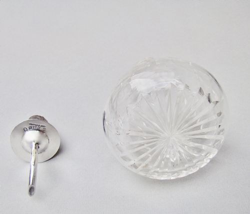 fig 3. MID-CENTURY SILVER MOUNTED ANGOSTURA BITTERS BOTTLE BY THE ADIE BROTHERS, BIRMINGHAM 1952