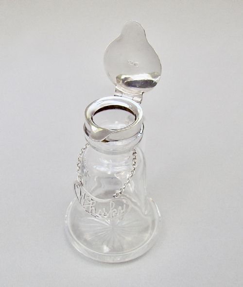 fig 3. RARE SILVER MOUNTED WHISKY TOT OR WHISKY NOGGIN BY HUKIN & HEATH, BIRMINGHAM 1910
