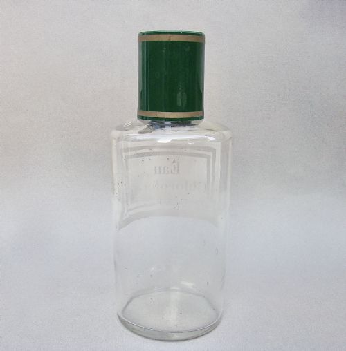 fig 2. UNUSUAL 19TH CENTURY FRENCH ETCHED CLEAR GLASS APOTHECARY JAR, CIRCA 1890