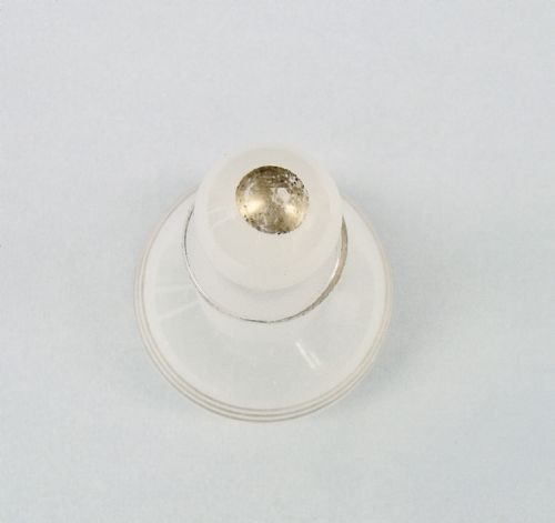 fig 2. 19TH C. FRENCH SMALL OPALINE GLASS SCENT BOTTLE, CIRCA 1890