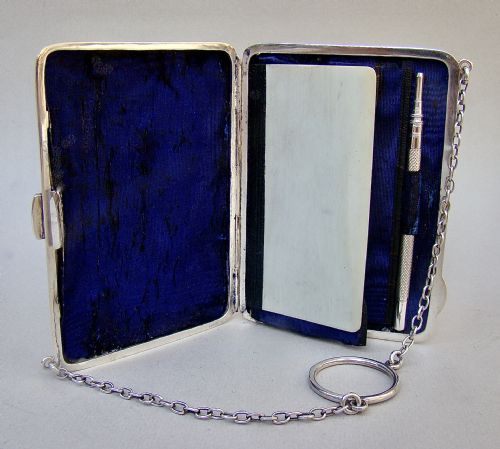 George V Silver Silver Aide Memoire by Nathan & Hayes, Chester 1911