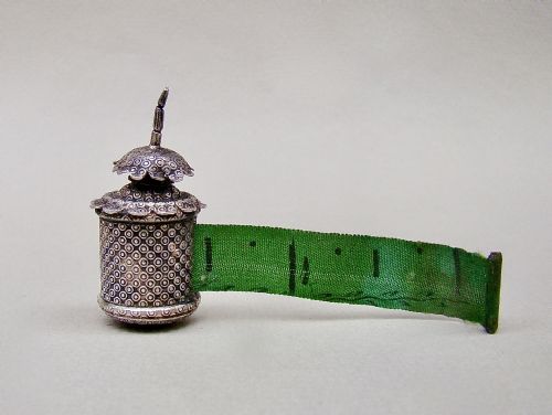 Exquisite Georgian Silver Tape Measure, Circa 1820