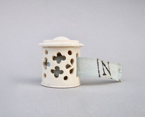 Unusual Early Victorian Cylinder Bone Tape Measure, Circa 1840