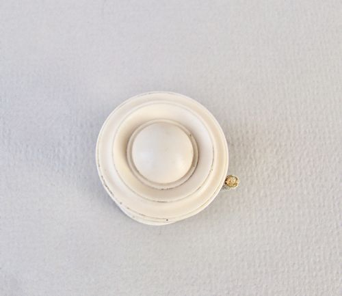 fig 1. UNUSUAL EARLY VICTORIAN CYLINDER BONE TAPE MEASURE, CIRCA 1840