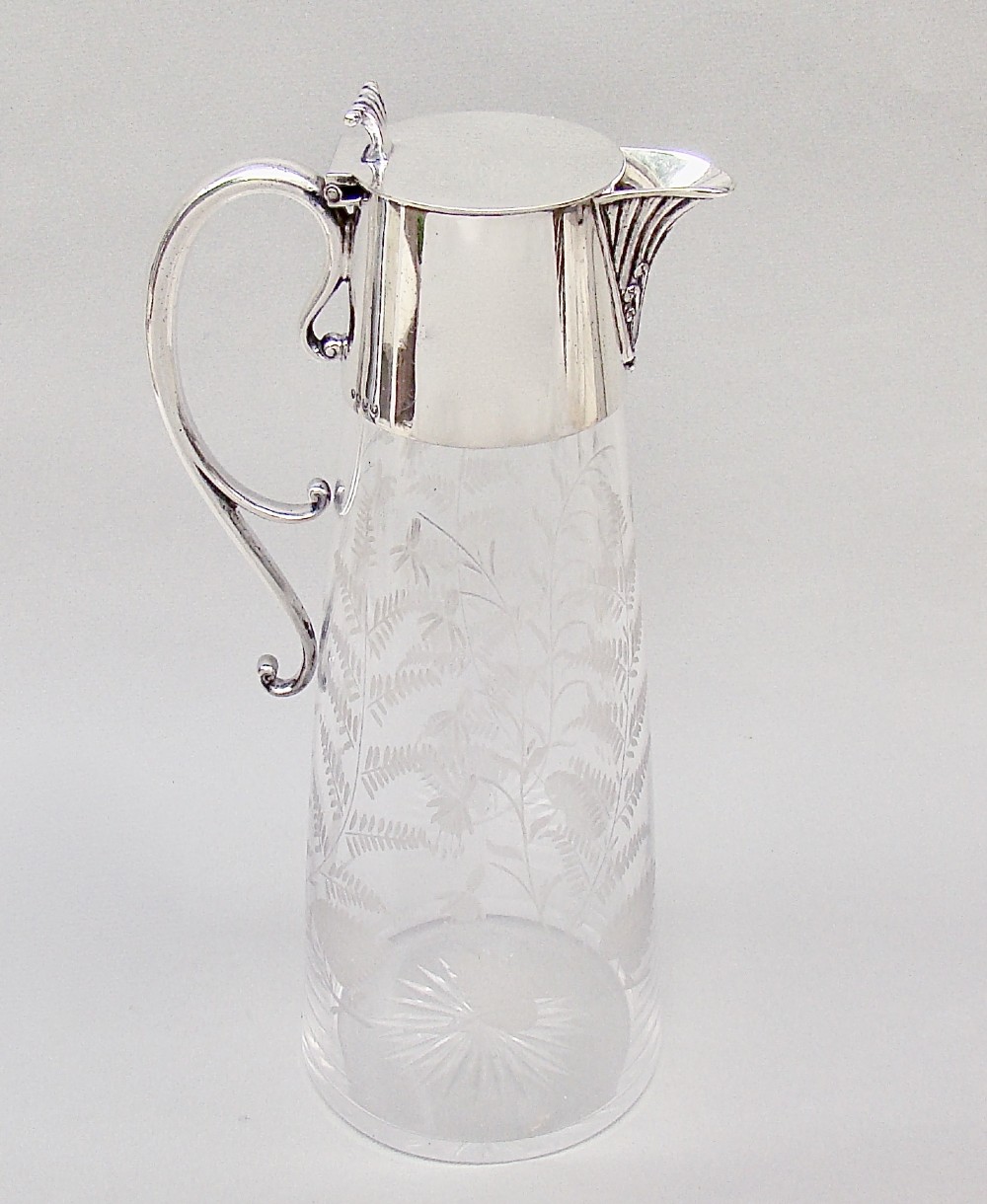 SUPERB VICTORIAN SILVER PLATED CLARET JUG BY HUKIN & HEATH, CIRCA 1890
