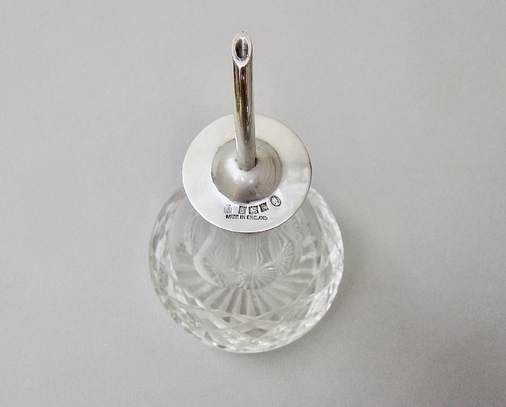 MID-CENTURY SILVER MOUNTED ANGOSTURA BITTERS BOTTLE BY THE ADIE BROTHERS, BIRMINGHAM 1952 View III