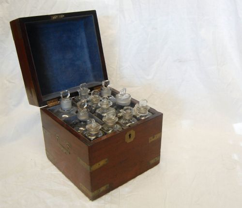 fig 1. Early Nineteenth Century Campaign Travelling Apothecary Box