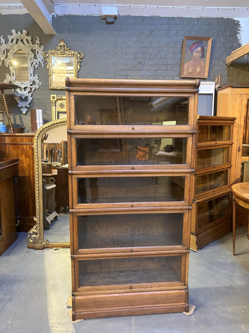 globe wernicke stacking bookcase View III