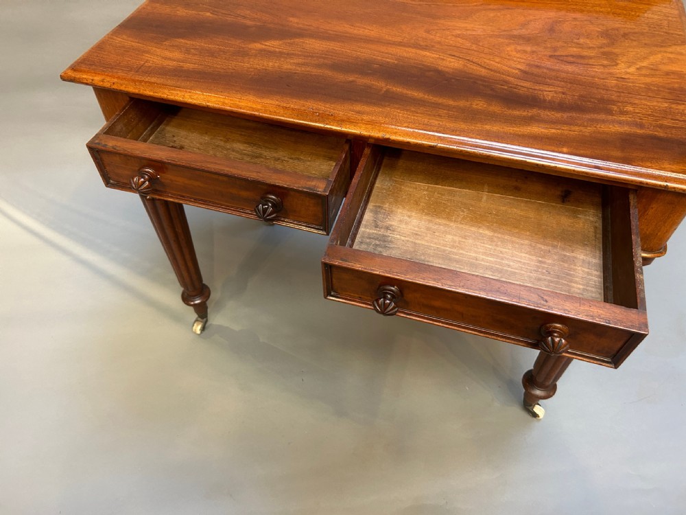 William IV Mahogany Writing Table View III