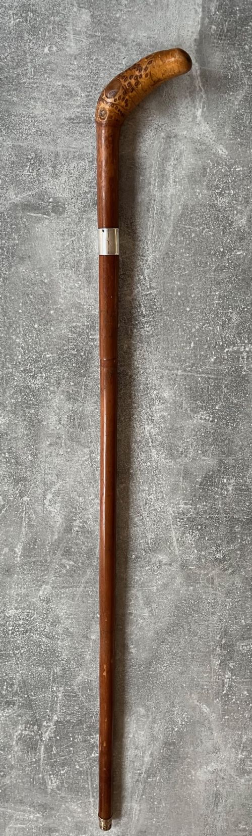 fig 1. Early 20th Century Palmwood Sword Stick by Brigg of St James's, London