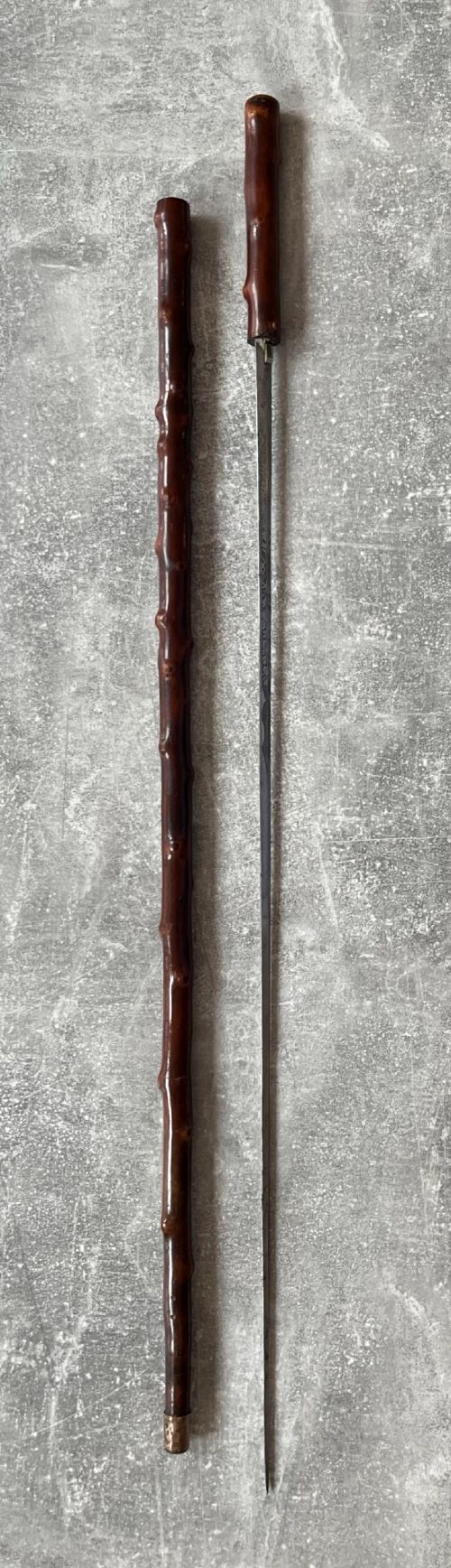 Briarwood Sword Cane Etched & Decorated Blade