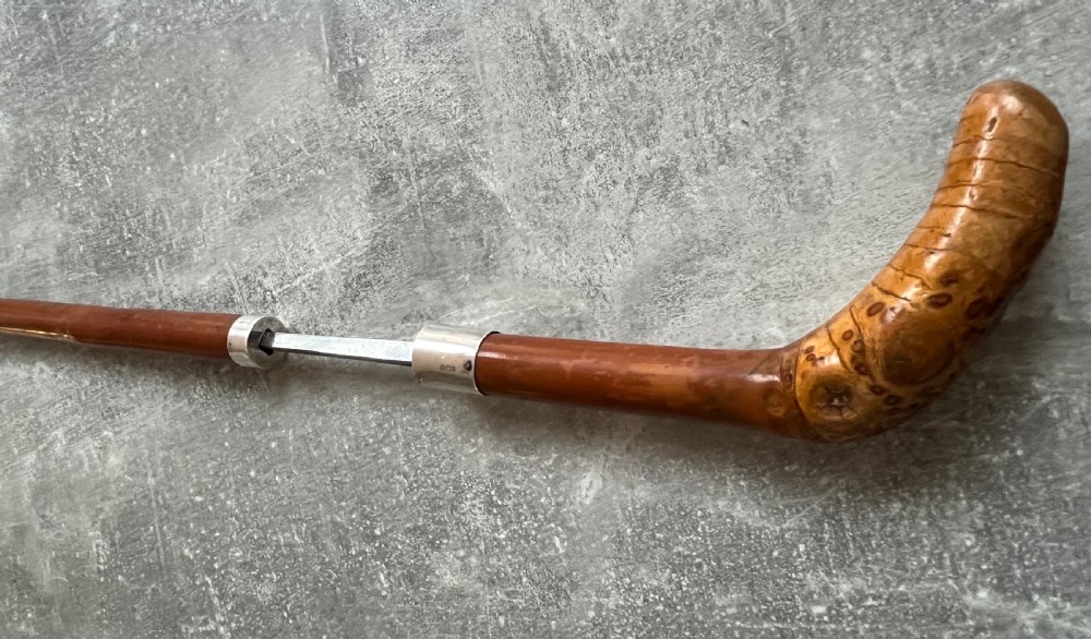 Early 20th Century Palmwood Sword Stick by Brigg of St James's, London View IX