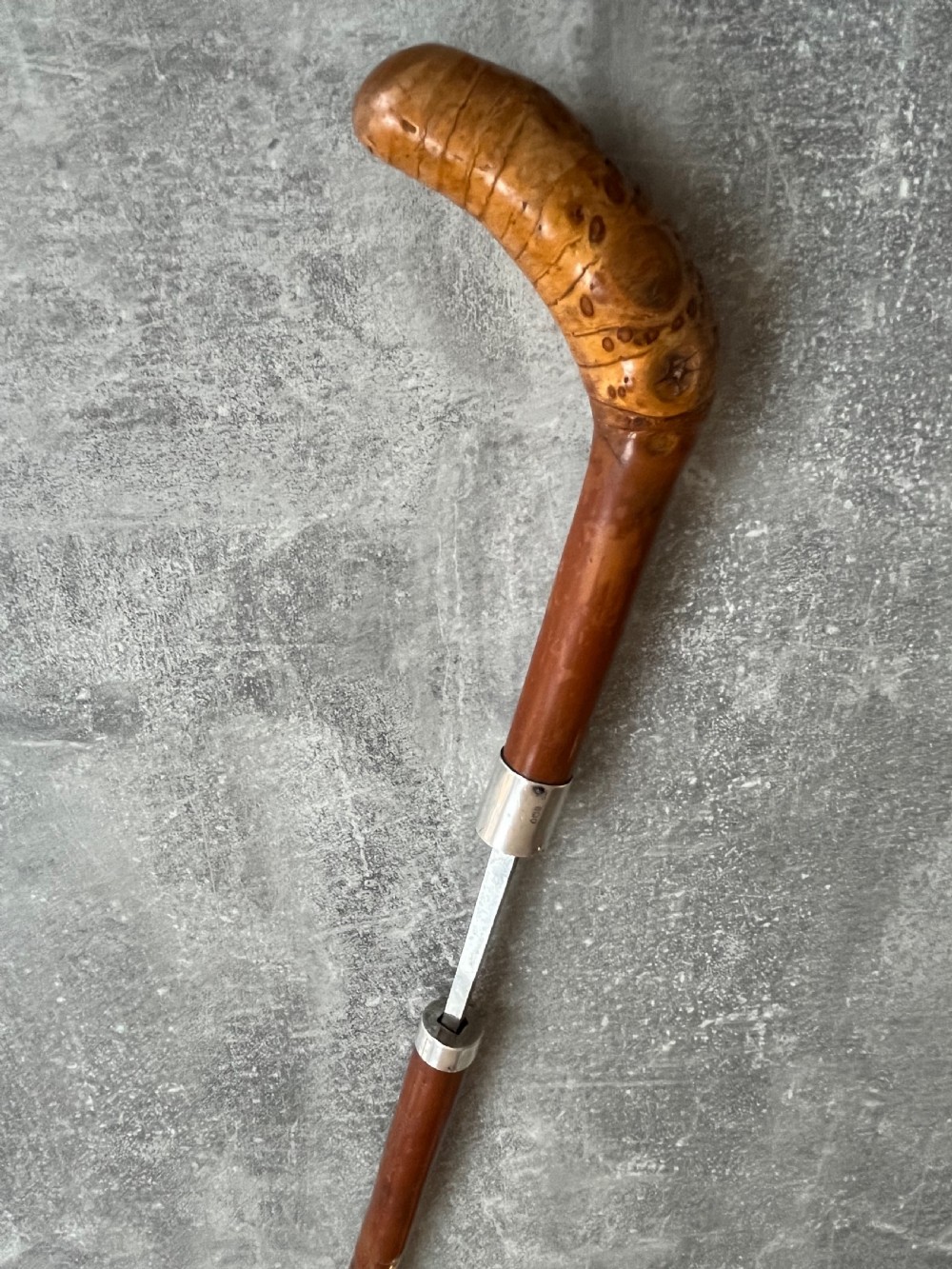 Early 20th Century Palmwood Sword Stick by Brigg of St James's, London View X