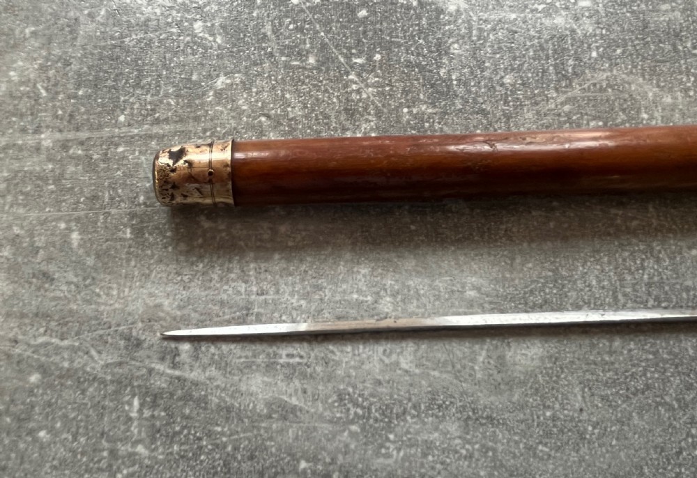 Early 20th Century Palmwood Sword Stick by Brigg of St James's, London View XI