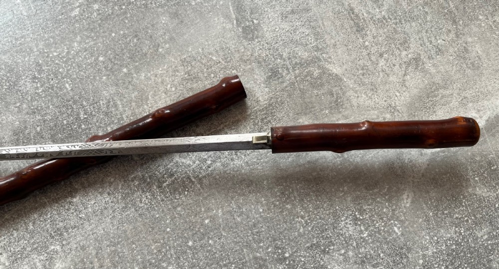 Briarwood Sword Cane Etched & Decorated Blade View VII