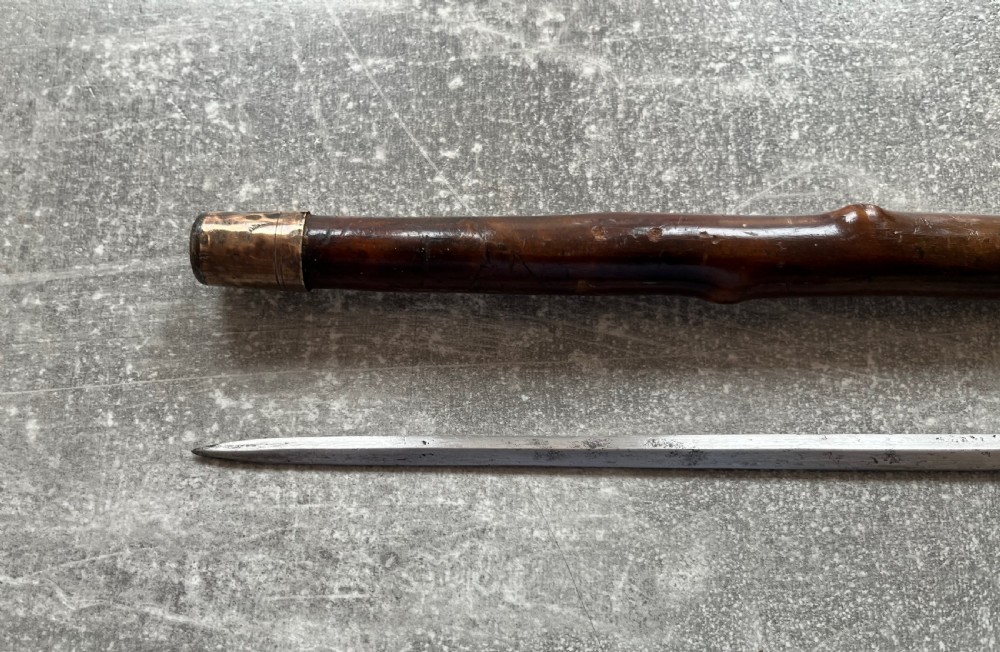 Briarwood Sword Cane Etched & Decorated Blade View X