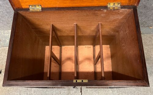 UNUSUAL ANTIQUE ROSEWOOD CELLARETTE - ADDITIONAL PHOTO 2