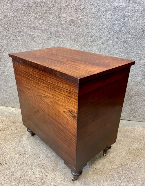 UNUSUAL ANTIQUE ROSEWOOD CELLARETTE - ADDITIONAL PHOTO 4