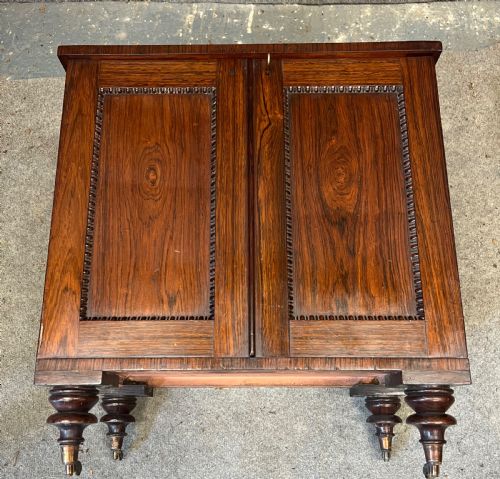 UNUSUAL ANTIQUE ROSEWOOD CELLARETTE - ADDITIONAL PHOTO 6