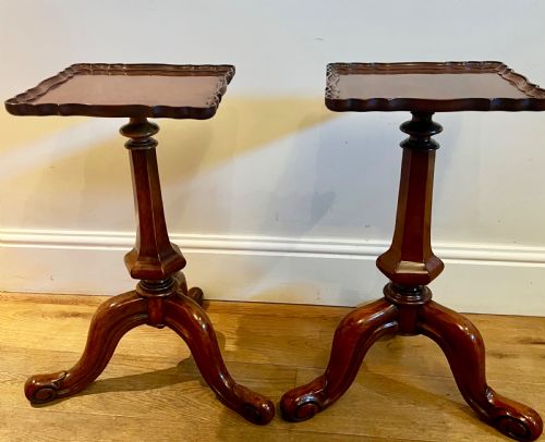 Good Pair of Walnut Occasional Tables