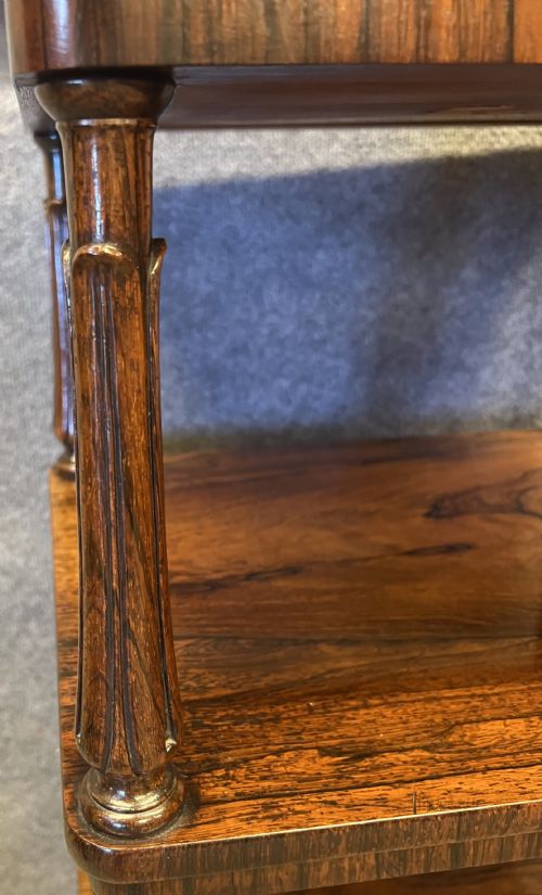 SUPERB GILLOWS ATT ROSEWOOD WHATNOT READING STAND - ADDITIONAL PHOTO 9
