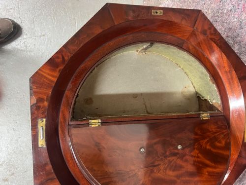 FINE GILLOWS 8472 FLAME MAHOGANY TEA POY - ADDITIONAL PHOTO 9