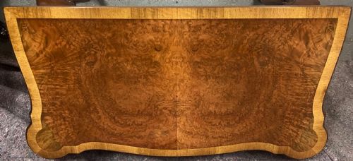FINE BURR WALNUT CARD TABLE BY MAPLE CO OF LONDON - ADDITIONAL PHOTO 8