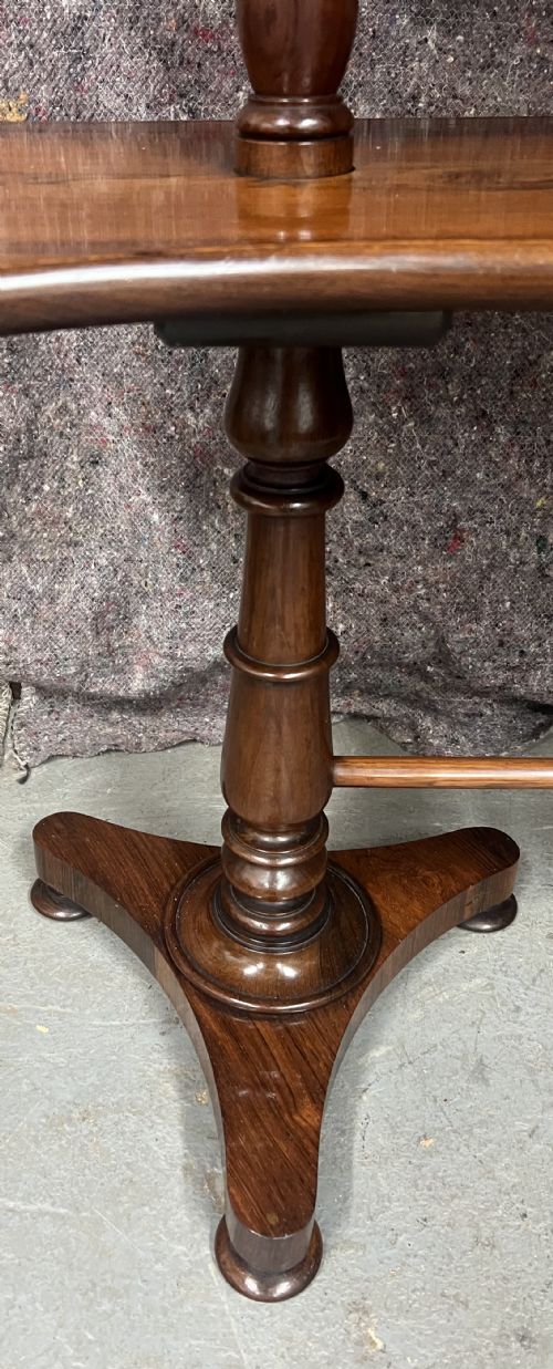 GOOD QUALITY 19TH C ROSEWOOD WHATNOT DUMB WAITER - ADDITIONAL PHOTO 5
