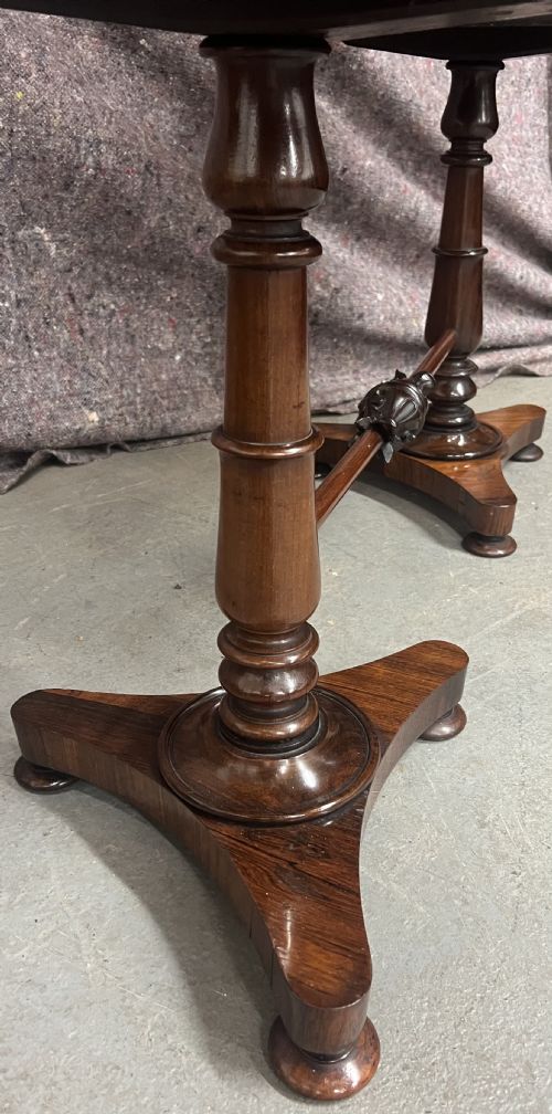 GOOD QUALITY 19TH C ROSEWOOD WHATNOT DUMB WAITER - ADDITIONAL PHOTO 7